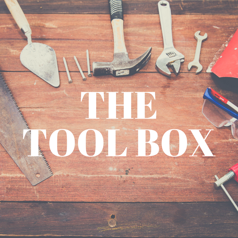 Tools In The Tool Box Saying